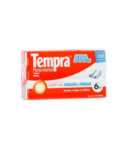 TEMPRA 500 MG 10 TABLETAS