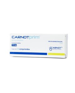 CARNOTPRIM 10 MG 20 COMPRIMIDOS