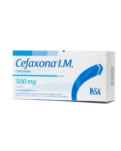 CEFAXONA I.M. 500 MG SOLUCION 2 ML