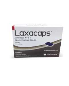 LAXACAPS 12 MG/50 MG 30 CAPSULAS