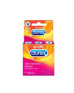 PRESERVATIVO DUREX ULTRA SENSITIVO 3 PZAS