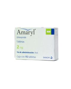 AMARYL 2 MG 15 TABLETAS