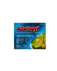 ADEROGYL SOLUCION 3 ML 5 AMPOLLETAS