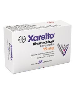 XARELTO 15 MG 28 COMPRIMIDOS