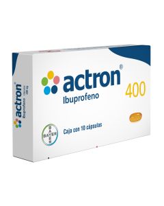 ACTRON 400 MG 10 CAPSULAS