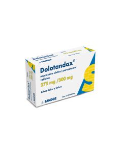 DOLOTANDAX 275 MG/300 MG 12 TABLETAS