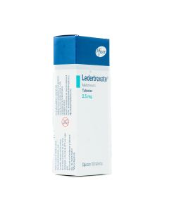 LEDERTREXATE 2.5 MG 100 TABLETAS