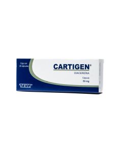 CARTIGEN 50 MG 30 CAPSULAS