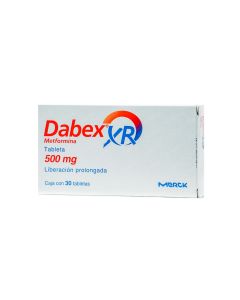 DABEX XR 500 MG 30 TABLETAS