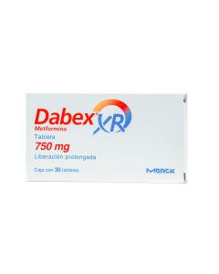 DABEX XR 750 MG 30 TABLETAS