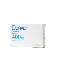 DENVAR 400 MG 6 CAPSULAS