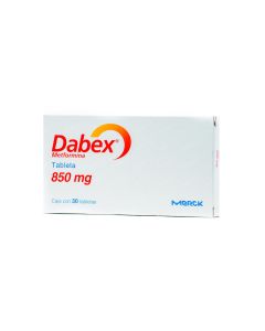 DABEX 850 MG 30 TABLETAS