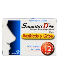 SENSIBIT D NF 12 TABLETAS