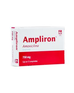 AMPLIRON 750 MG 12 TABLETAS