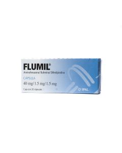 FLUMIL 40 MG7/1.5 MG/ 1.5 MG 20 CAPSULAS