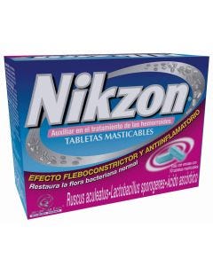 NIKZON MASTICABLE 90 TABLETAS