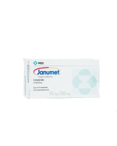 JANUMET 50 MG/500 MG 56 COMPRIMIDOS