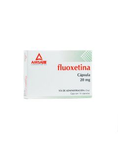 FLUOXETINA 20 MG 14 CAPSULAS